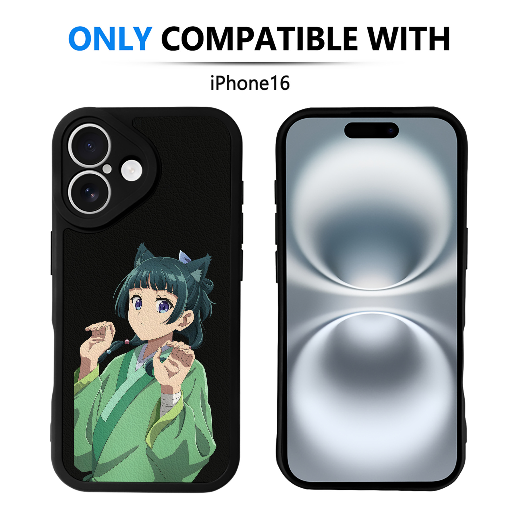 薬屋のひとりごと The Apothecary Diaries 【iPhone 16シリーズ対応】シリコンスマホケース（レザー調） 材質：シリコン